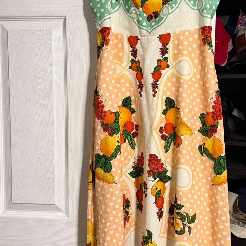 NWT Fruit Print Maxi Dress